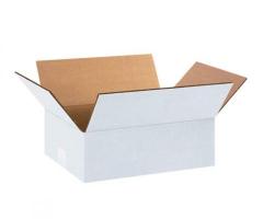 EZELLOHUB White/Packaging Corrugated 7 x 4 x 4 Inch 3 Ply Pack of 50 Boxes **Delivery Free**